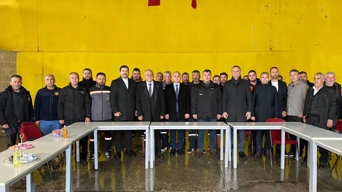 Başkan Ahmet Önal’dan Bayramda Personele Moral Ziyareti