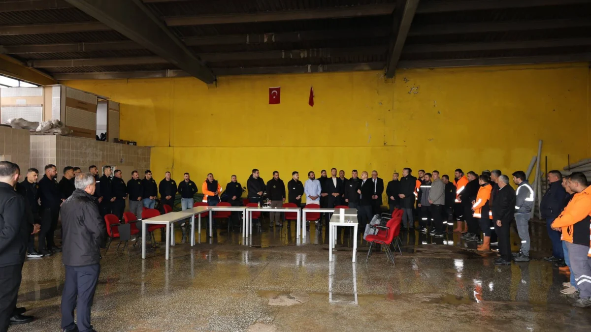 Başkan Ahmet Önal’dan Bayramda Personele Moral Ziyareti