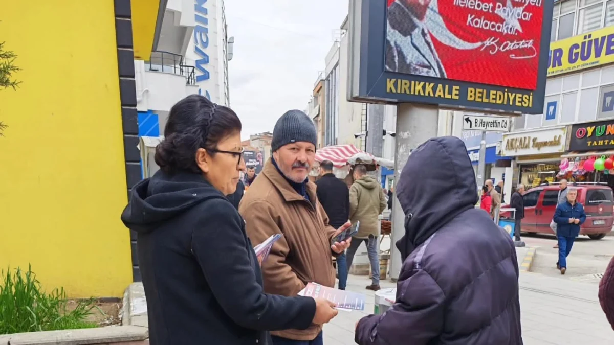 CHP Kırıkkale’den Emeklilere Yönelik Broşürlü Bilgilendirme
