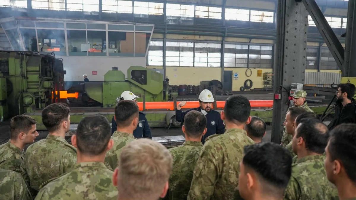 Geleceğin Komutanları Kırıkkale MKE’de: Harbiyeliler Üretim Hattını İnceledi