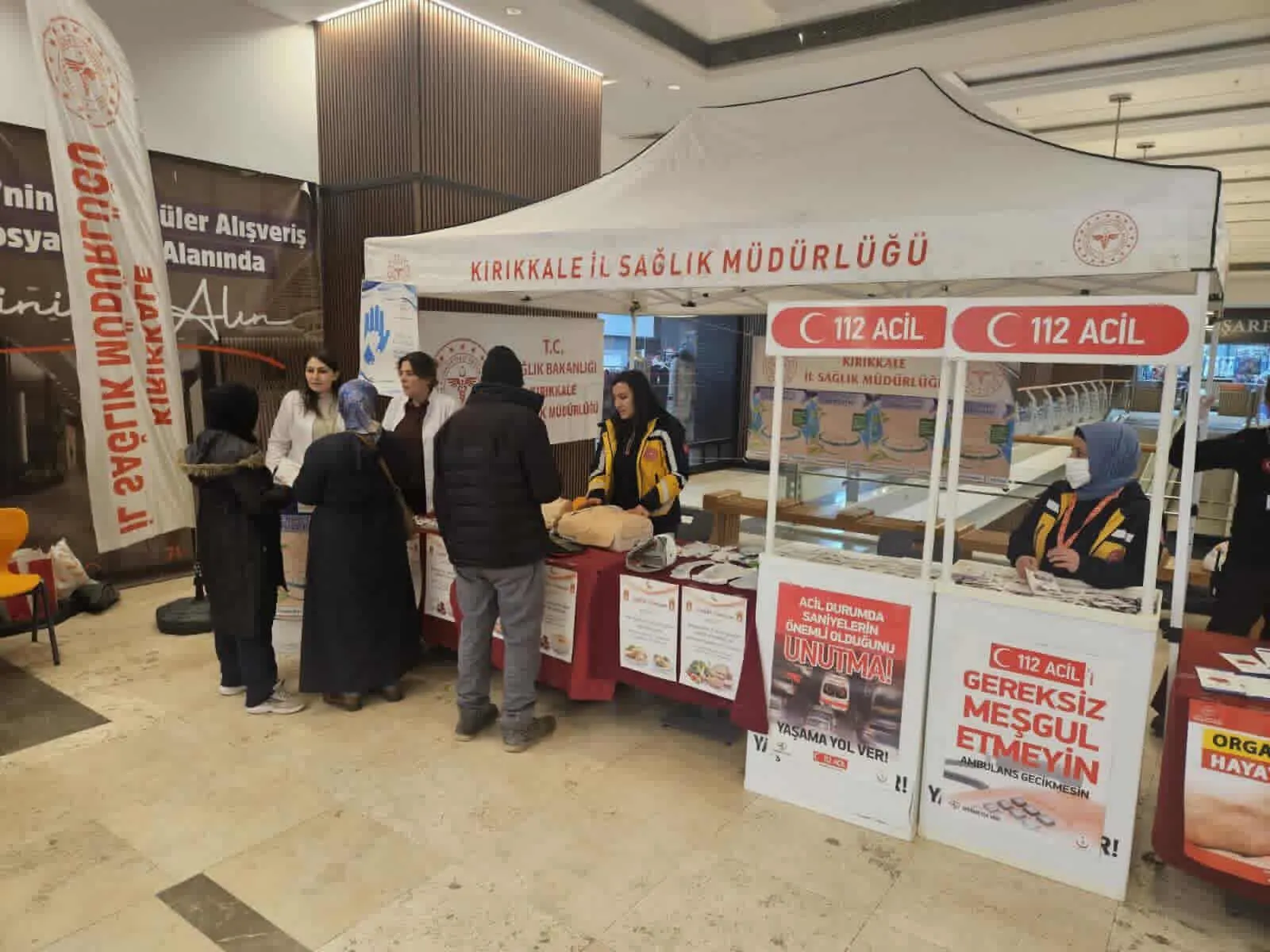 Kırıkkale’de “Ramazanda Sağlık” Standı Vatandaşlarla Buluştu