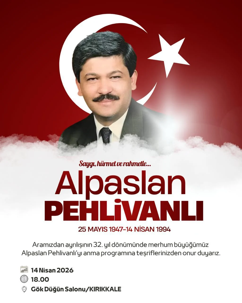 Alpaslan Pehlivanlı İçin Anma Programı Düzenlenecek