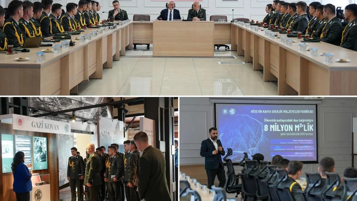 Geleceğin Subayları Kırıkkale MKE Tesislerini Gezdi: 400 Harbiyeli Üretimi Yerinde İnceledi