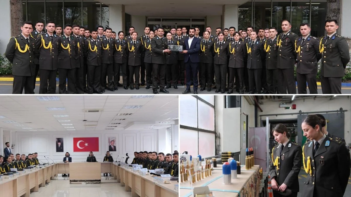 Geleceğin Subayları Kırıkkale MKE Tesislerini Gezdi: 400 Harbiyeli Üretimi Yerinde İnceledi
