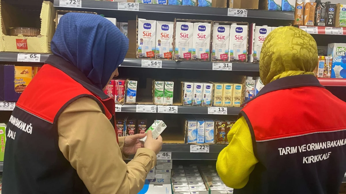 Kırıkkale’de Süt ve Süt Ürünlerine Yönelik Dev Denetim Seferberliği Başladı