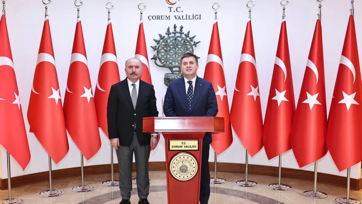 Kırıkkale Valisi Sarıibrahim’den Çorum Valisi Çalgan’a Nezaket Ziyareti