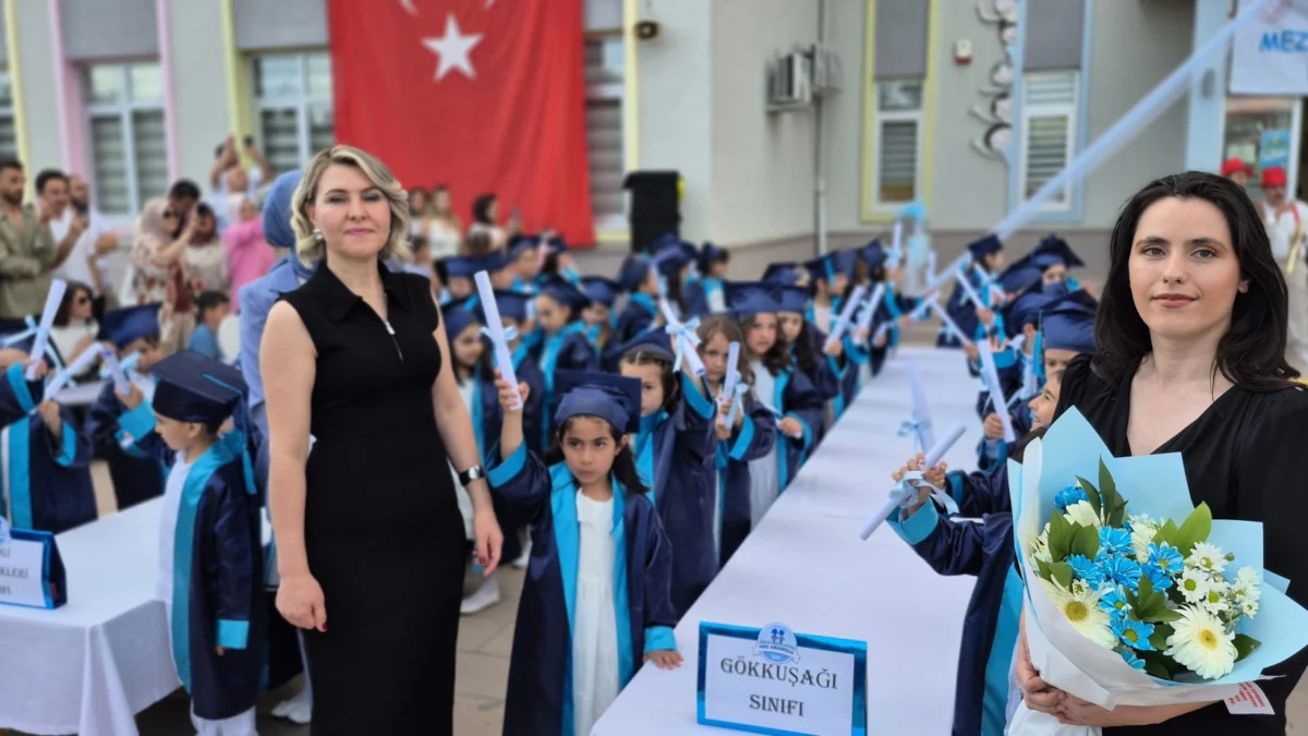 Kırıkkale MKE Anaokulu’nda Mezuniyet Coşkusu: Minikler İlk Diplomalarını Aldı