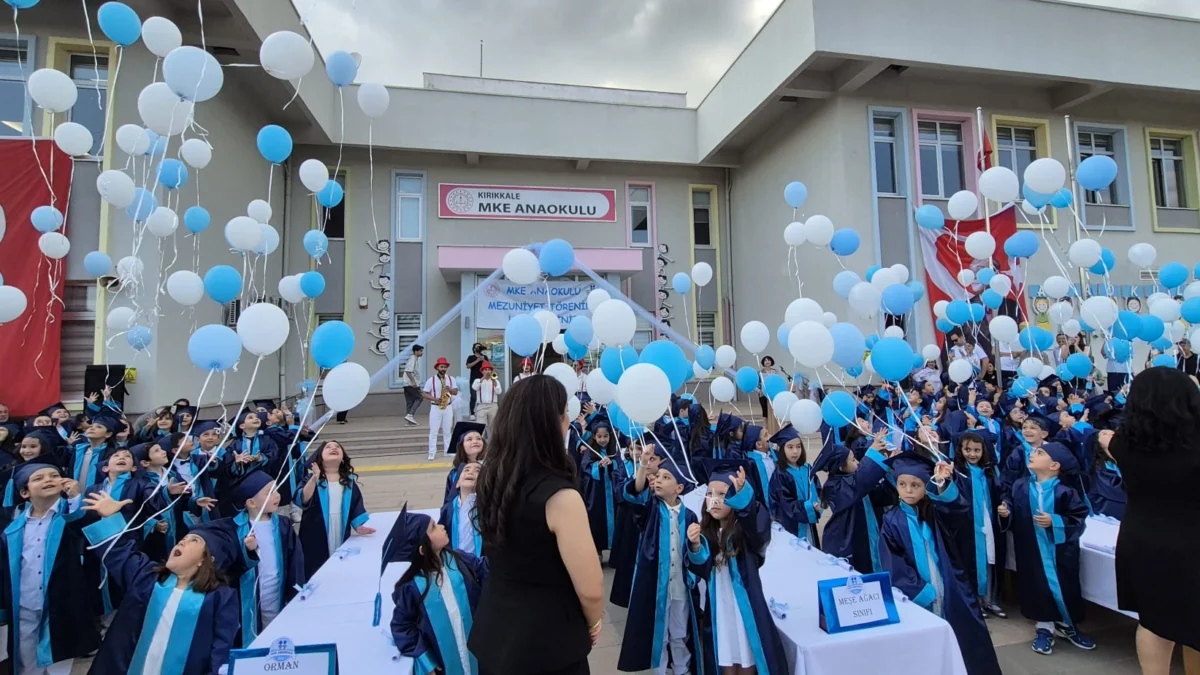 Kırıkkale MKE Anaokulu’nda Mezuniyet Coşkusu: Minikler İlk Diplomalarını Aldı