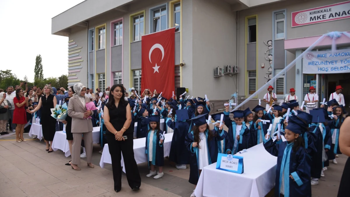 Kırıkkale MKE Anaokulu’nda Mezuniyet Coşkusu: Minikler İlk Diplomalarını Aldı