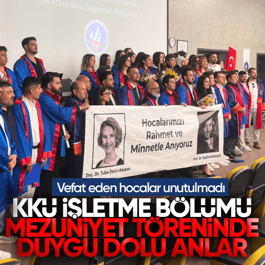 Kırıkkale Üniversitesi İşletme Bölümü Mezuniyetinde Duygu Dolu Anlar: Vefa Mesajı Alkış Aldı
