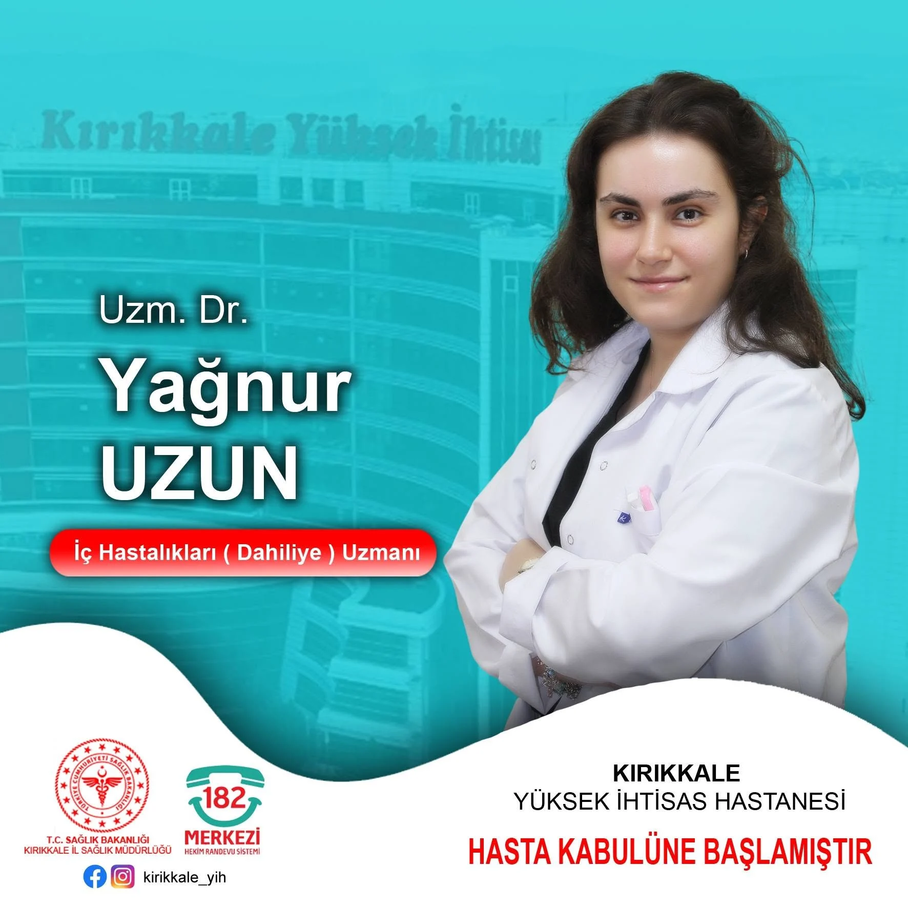 Kırıkkale Yüksek İhtisas Hastanesi’nde Kadro Genişliyor: İki Yeni Hekim Göreve Başladı
