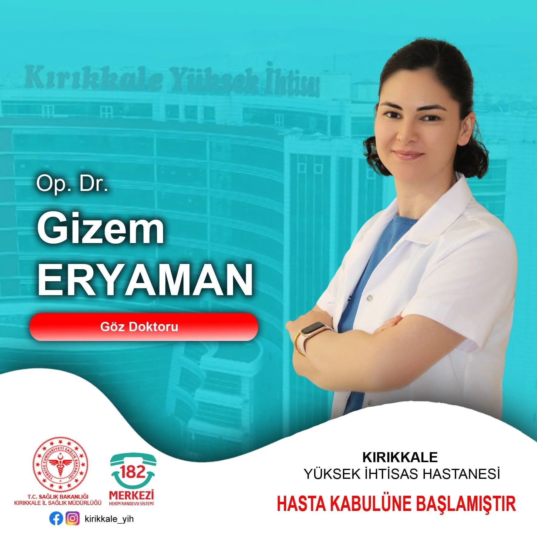 Kırıkkale Yüksek İhtisas Hastanesi’nde Kadro Genişliyor: İki Yeni Hekim Göreve Başladı
