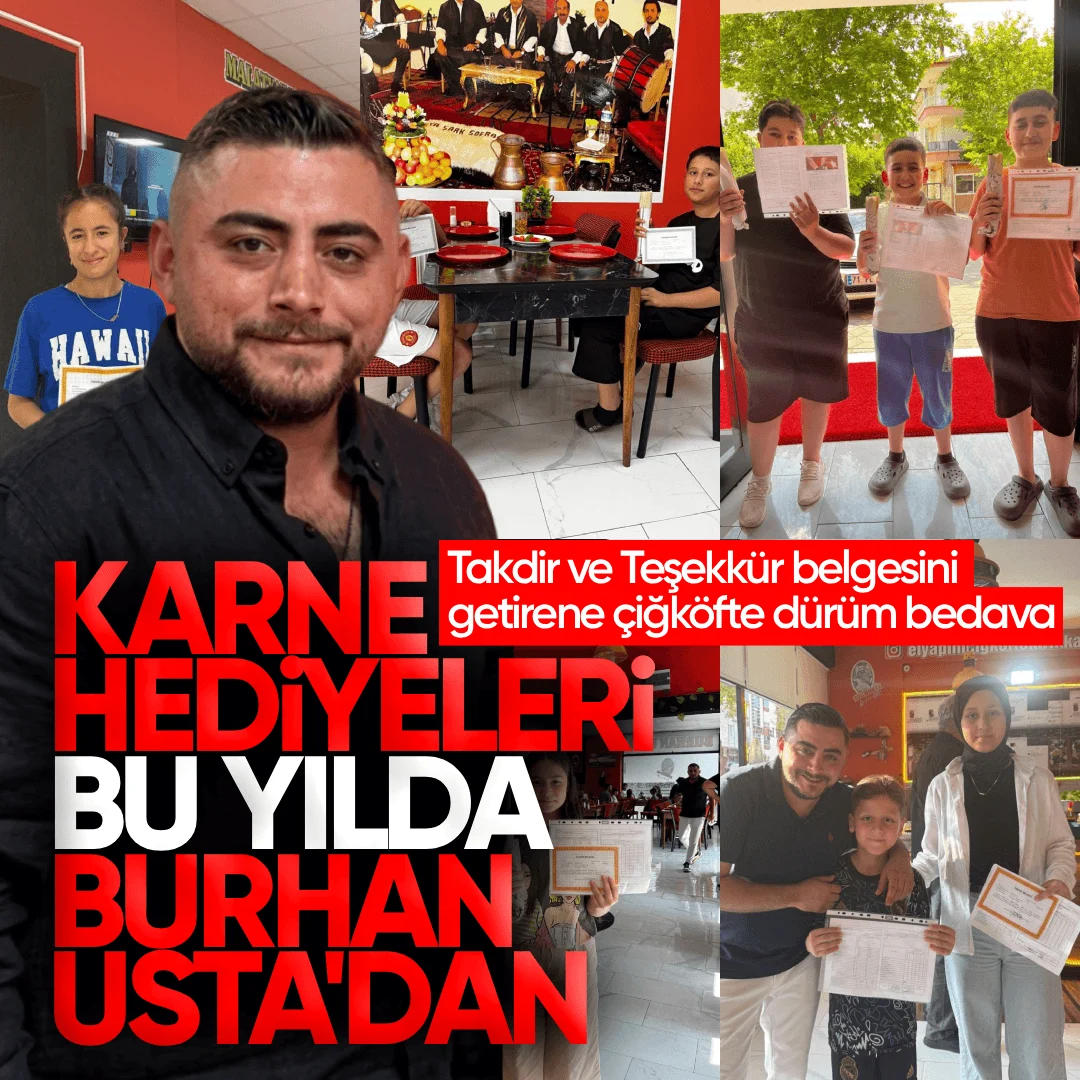 Kırıkkale’de Depremzede Esnaftan Muhteşem Jest: Takdir ve Teşekkür Belgesini Getiren Öğrencilere Çiğ Köfte Dürüm Bedava!