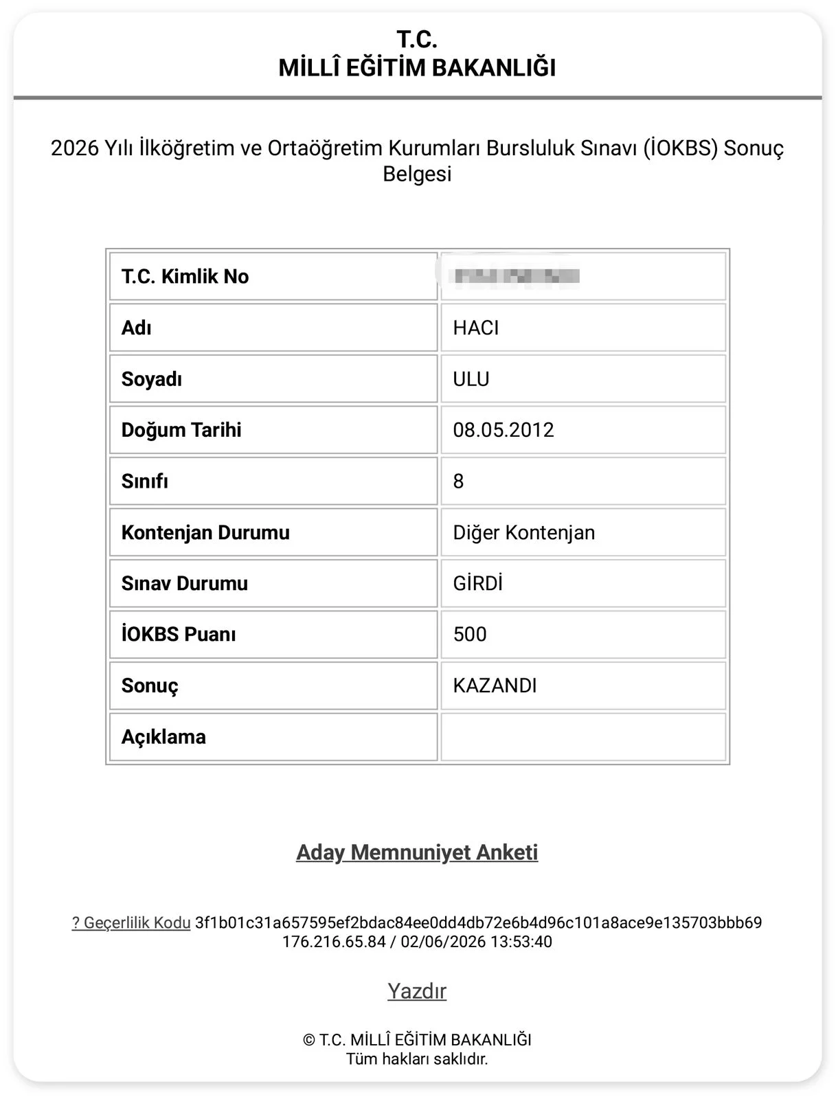 Kırıkkale’de Eğitimde Büyük Gurur: ABC Öğrencilerinden Çifte Türkiye Birinciliği!