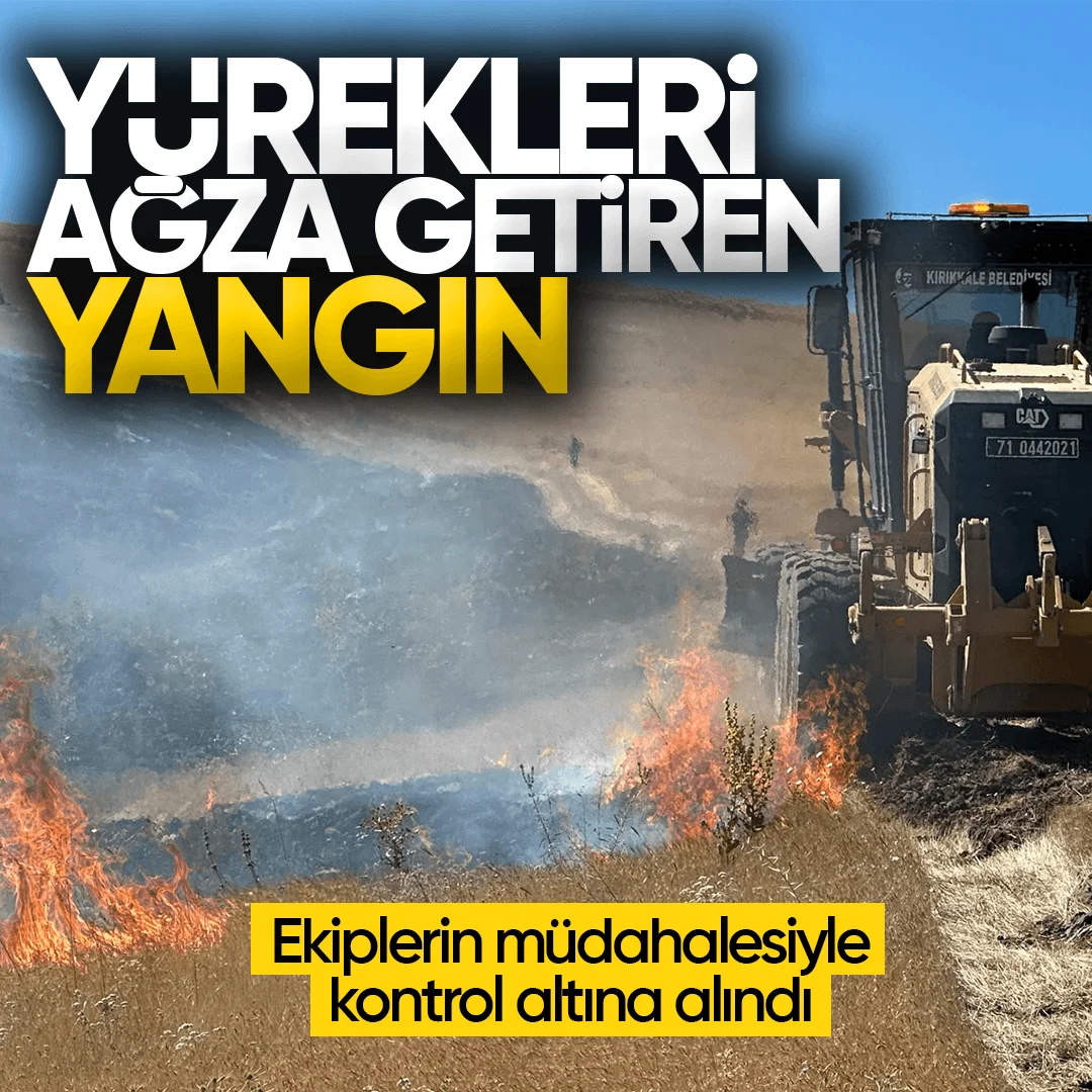 Kırıkkale’de Korkutan Yangın: Ekiplerin Müdahalesiyle Kontrol Altına Alındı