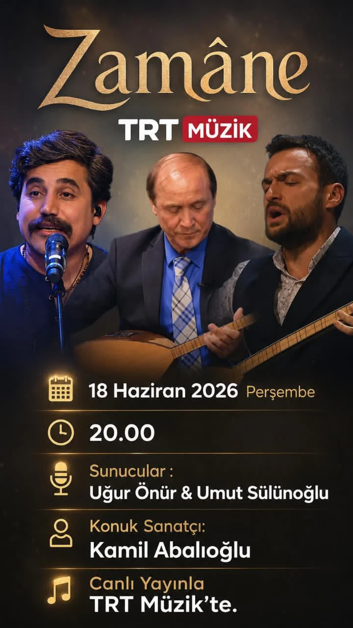 Kırıkkale’nin Sevilen Sesi Kamil Abalıoğlu TRT Müzik Ekranlarında Canlı Yayına Çıkıyor