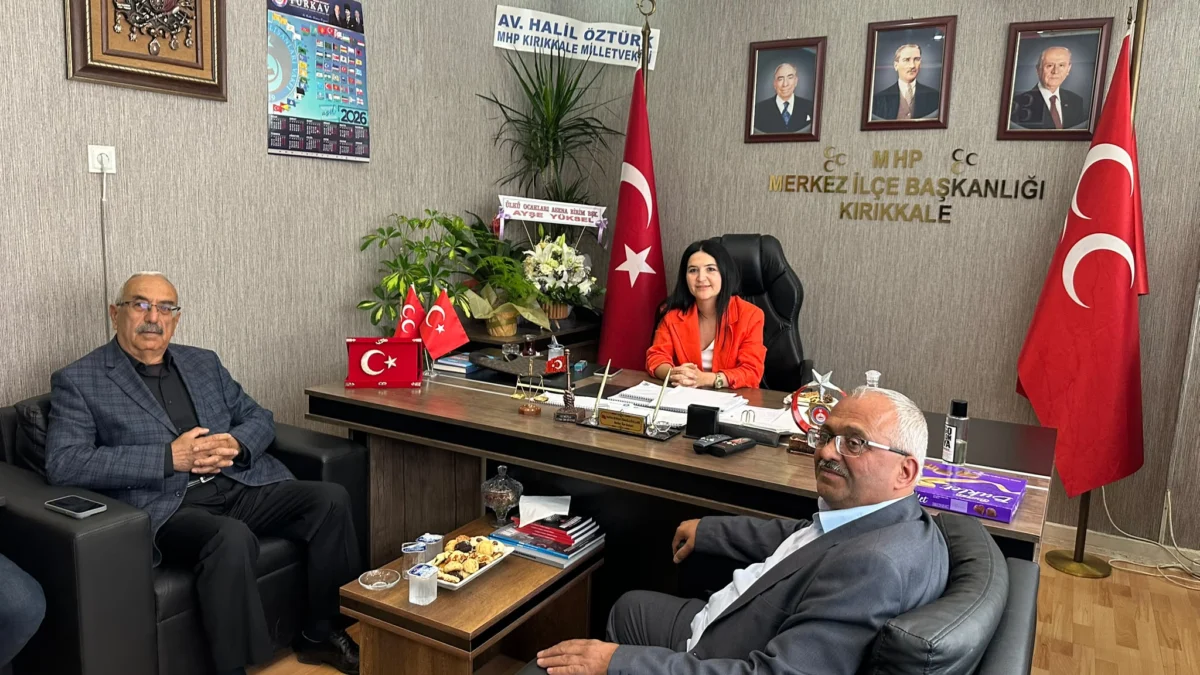 MHP Keskin İlçe Başkanı Üçler Ünver’den İl ve Merkez İlçe Başkanlığına Ziyaret