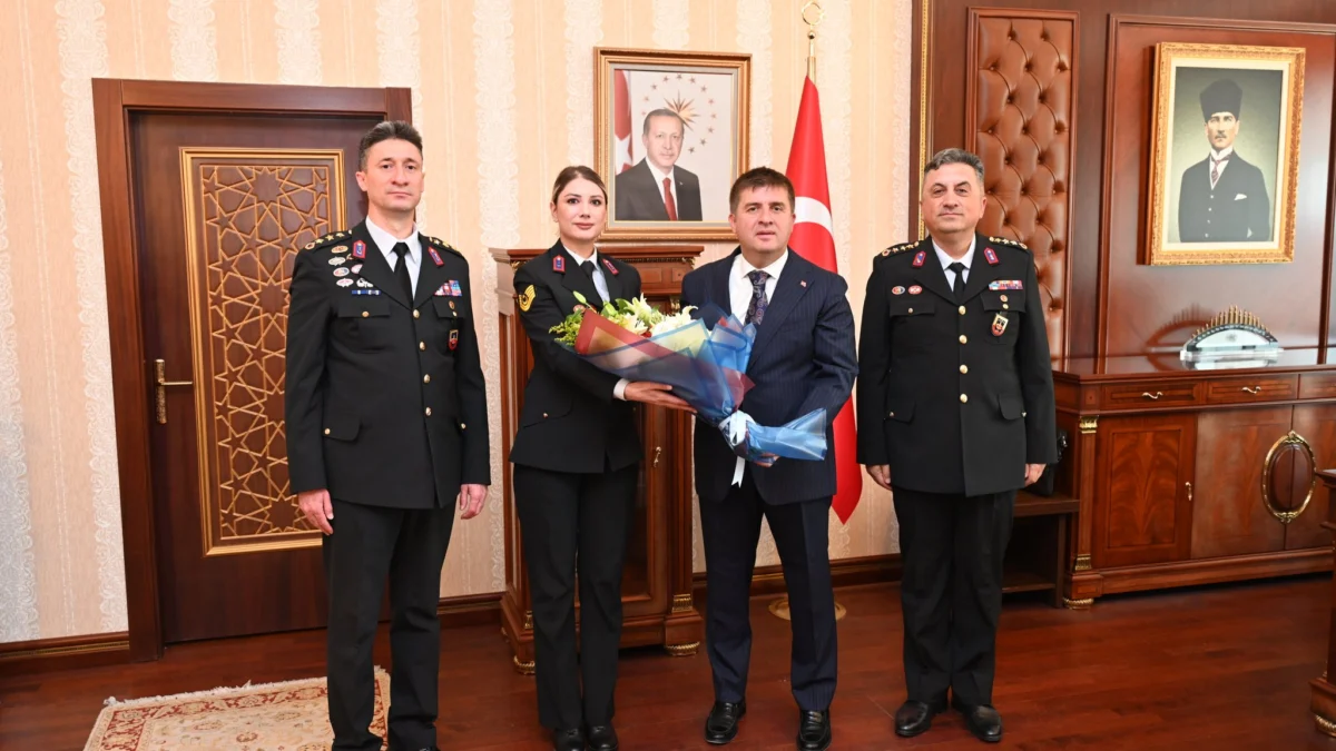 Vali Sarıibrahim, Jandarma Teşkilatı’nın 187. Kuruluş Yıl Dönümü Heyetini Kabul Etti