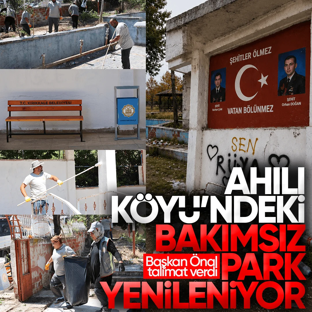 Başkan Ahmet Önal’dan Şehitlerimize Vefa: Ahılı Köyü’ndeki Bakımsız Park Yenileniyor