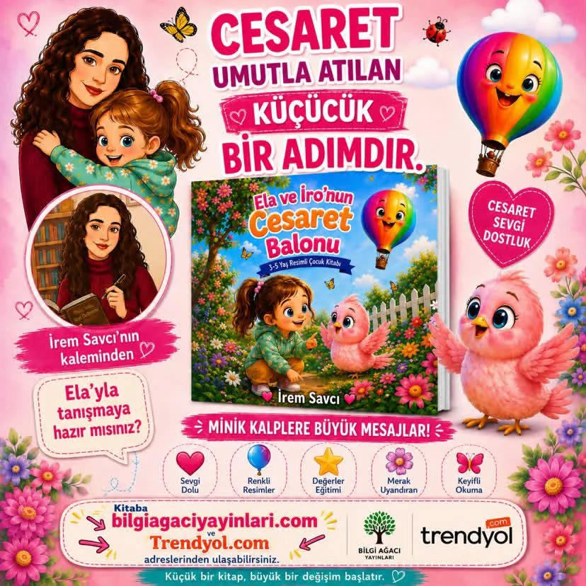 Kırıkkaleli Öğretmen İrem Savcı’dan Minik Okurlara Yeni Eser: “Ela ve İro’nun Cesaret Balonu”
