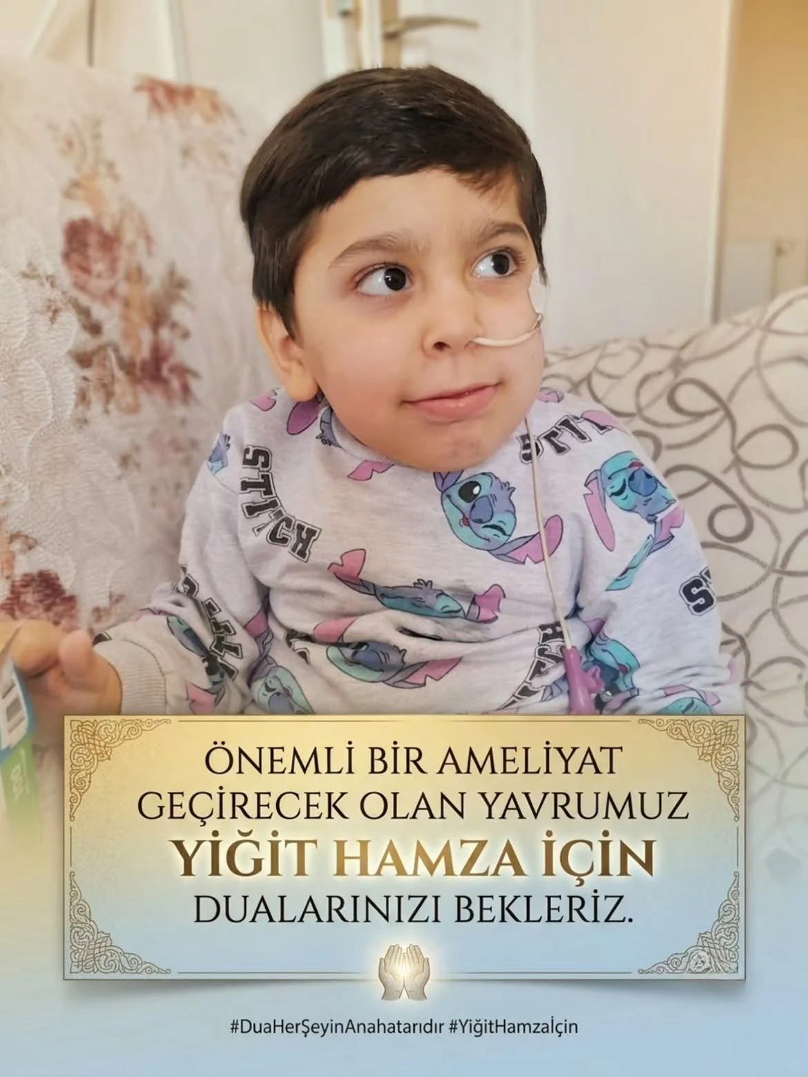 SMA’yı Yenen Kırıkkale’li Yiğit Hamza Yeniden Ameliyata Giriyor: Ailesinden Dua Çağrısı