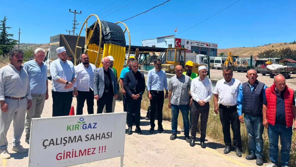 Sulakyurt’ta Tarihi Gün: Doğalgaz İçin İlk Kazma Vuruldu!