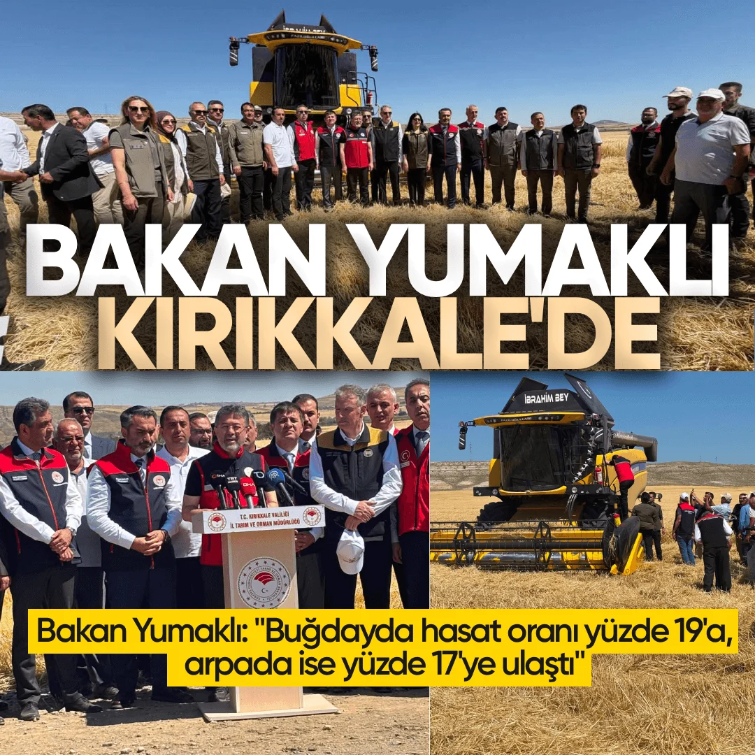 Tarım ve Orman Bakanı İbrahim Yumaklı Kırıkkale’de Hasat Sezonunu Başlattı: Çiftçiye ‘Kıvılcım’ Uyarısı