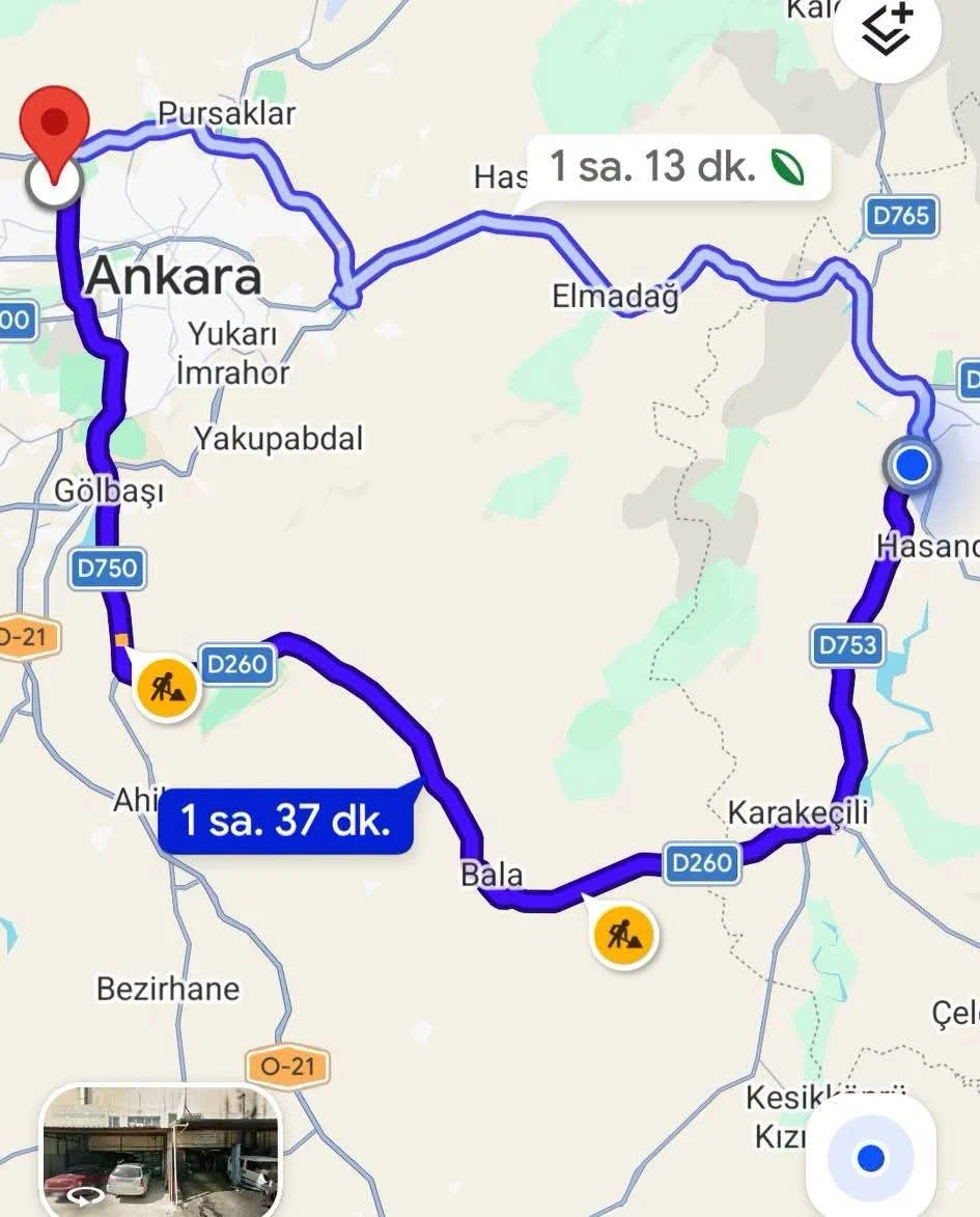 Ankara-Kırıkkale Yolunda Çalışmalar Trafik Yoğunluğuna Neden Oluyor: Sürücülere Alternatif Rota Uyarısı