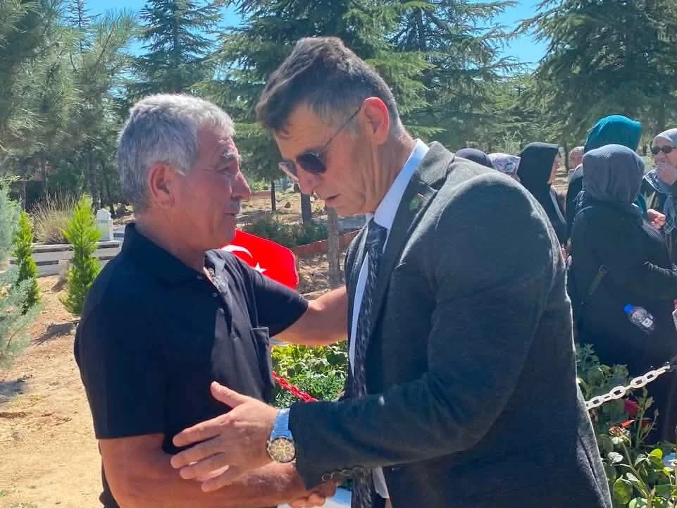 Kırıkkale Şehidini Unutmadı: Hüseyin Karakoç Kabri Başında Anıldı