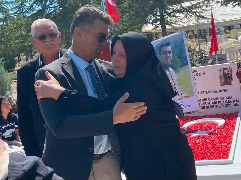 Kırıkkale Şehidini Unutmadı: Hüseyin Karakoç Kabri Başında Anıldı