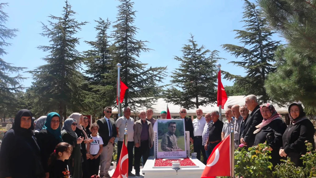 Kırıkkale Şehidini Unutmadı: Hüseyin Karakoç Kabri Başında Anıldı