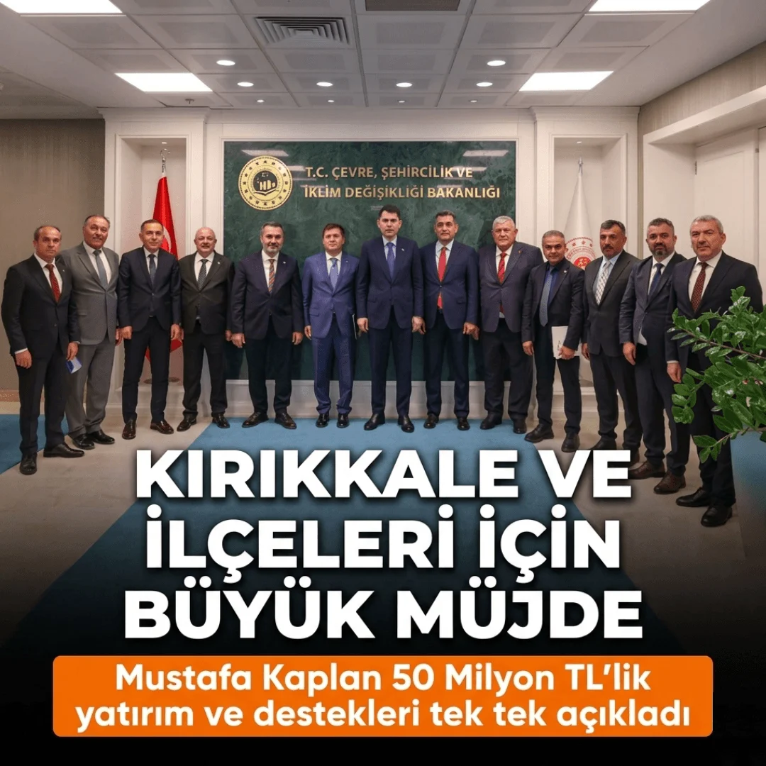 Kırıkkale ve İlçeleri İçin Büyük Müjde: Mustafa Kaplan 50 Milyon TL’lik Yatırım ve Destekleri Tek Tek Açıkladı