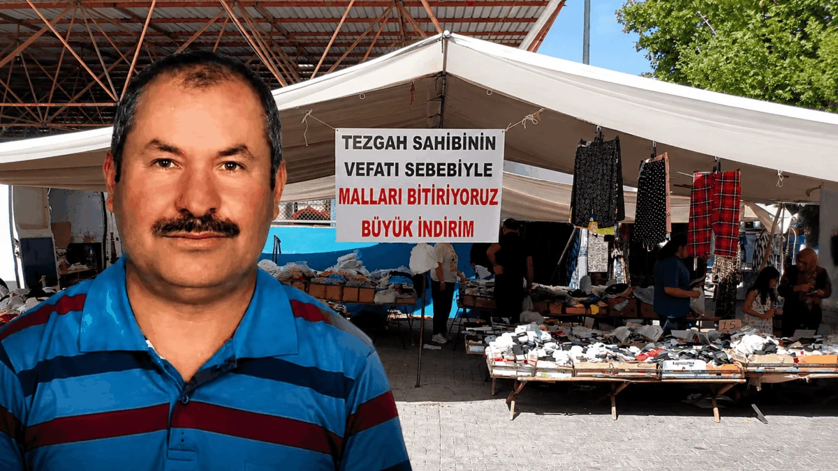 Kırıkkale’de Vefat Eden Pazar Esnafının Tezgahında Duygusal Pankart