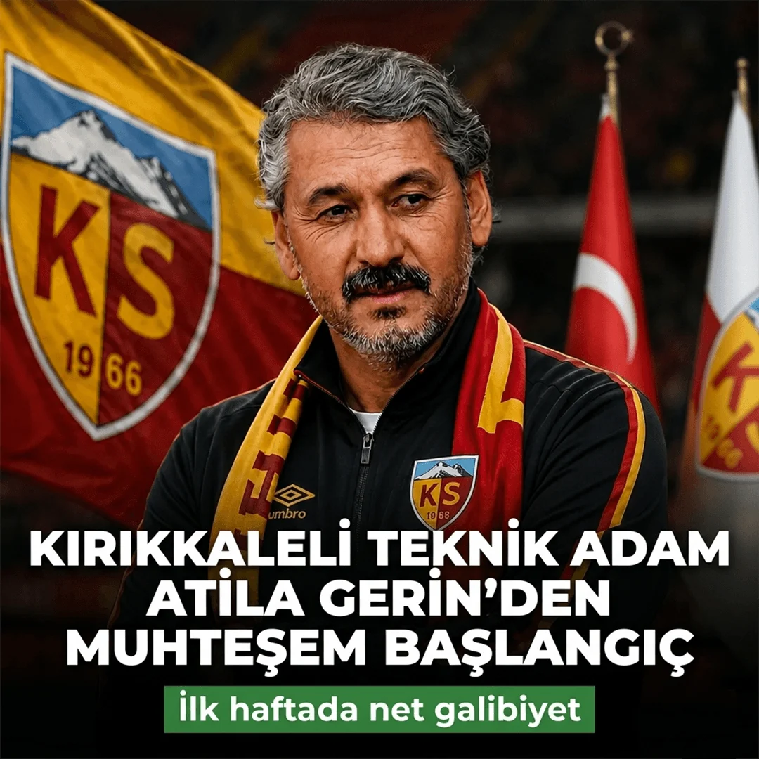 Kırıkkaleli Teknik Direktör Atila Gerin’den 1. Lig’e Muhteşem Başlangıç!