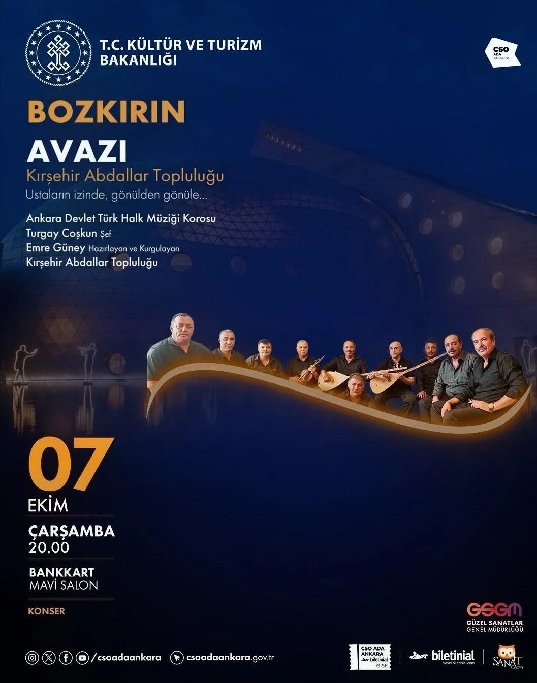 Bozkırın Sesleri Ankara’da Yankılanacak: Abdal Geleneği CSO Sahnesi’nde!