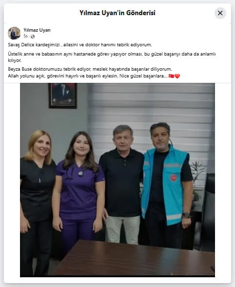 Kırıkkaleli Ailenin Gurur Günü: Hemşire Anne ve Babanın Hastanesine Doktor Oldu