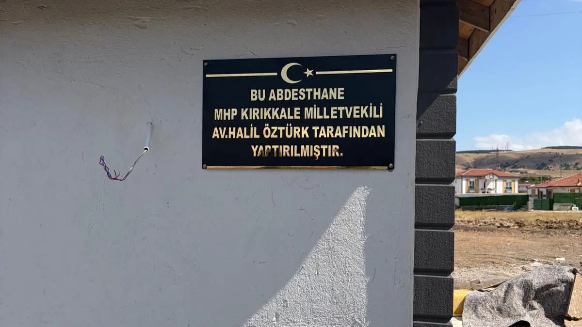 MHP Kırıkkale Milletvekili Halil Öztürk’ten Kırıkkale’ye Anlamlı Hayır Eseri
