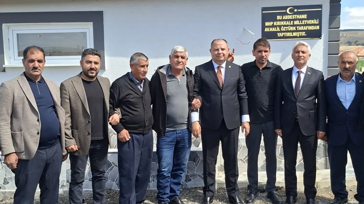 MHP Kırıkkale Milletvekili Halil Öztürk’ten Kırıkkale’ye Anlamlı Hayır Eseri