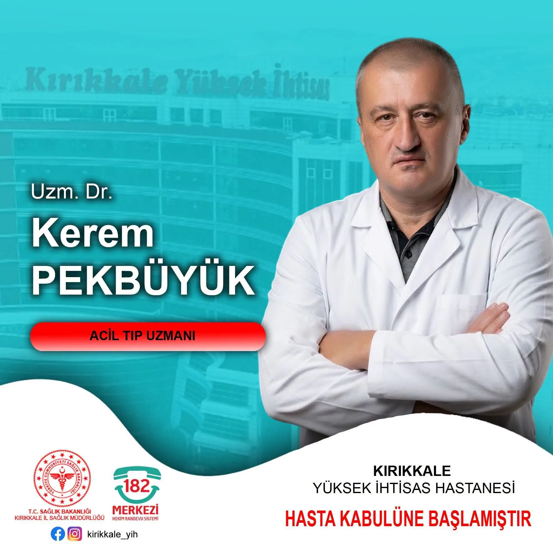 Kırıkkale Yüksek İhtisas Hastanesi Kadrosunu Güçlendiriyor: 4 Yeni Uzman Doktor Hasta Kabulüne Başladı
