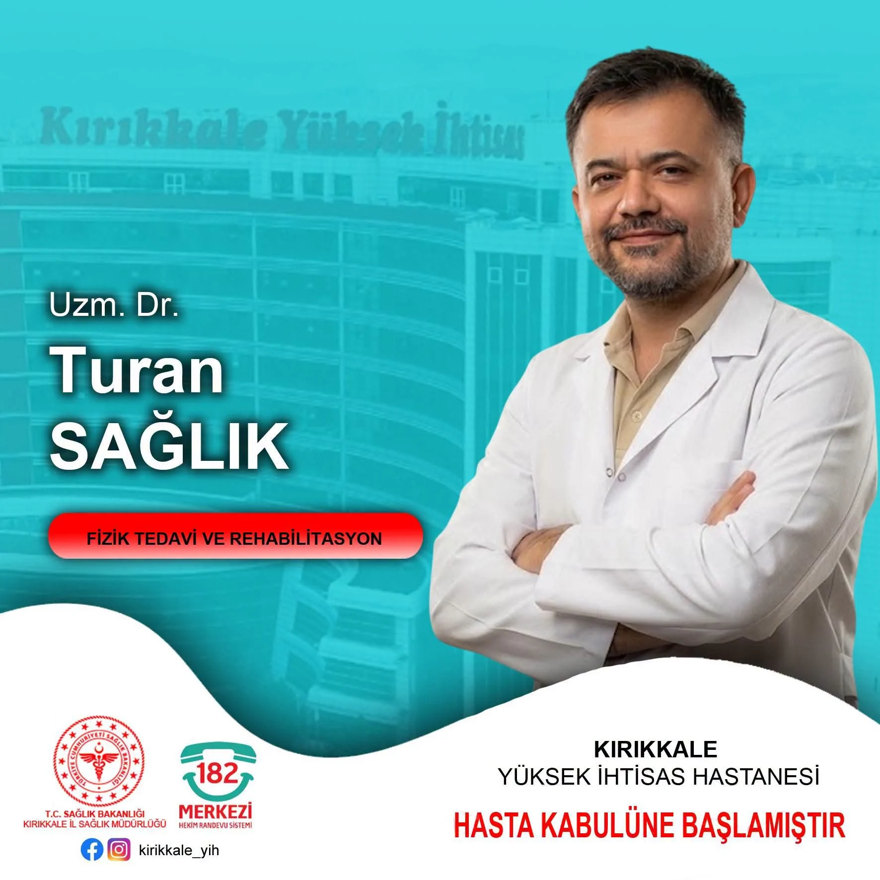 Kırıkkale Yüksek İhtisas Hastanesi Kadrosunu Güçlendiriyor: 4 Yeni Uzman Doktor Hasta Kabulüne Başladı