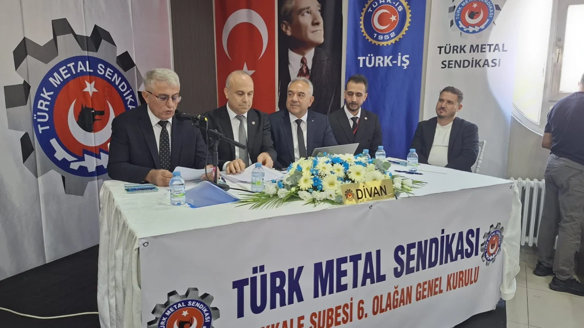 Türk Metal Kırıkkale Şubesi’nde Levent Öztürk Güven Tazeledi