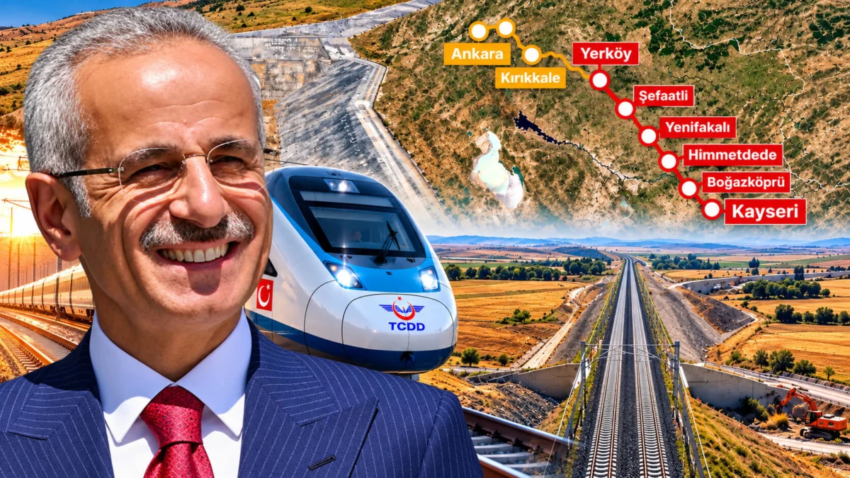 Ankara-Kayseri Arası 1 Saat 45 Dakikaya İnecek! YHT Projesinde Yüzde 50’yi Aşan İlerleme