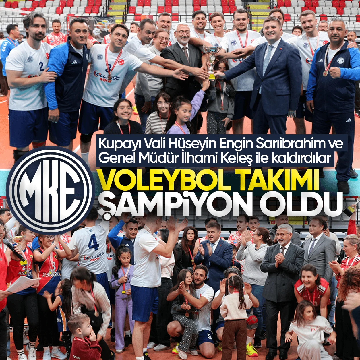Kırıkkale Kamu Spor Oyunları Tamamlandı: MKE Voleybol Takımı Bu Yılda Şampiyon Oldu!