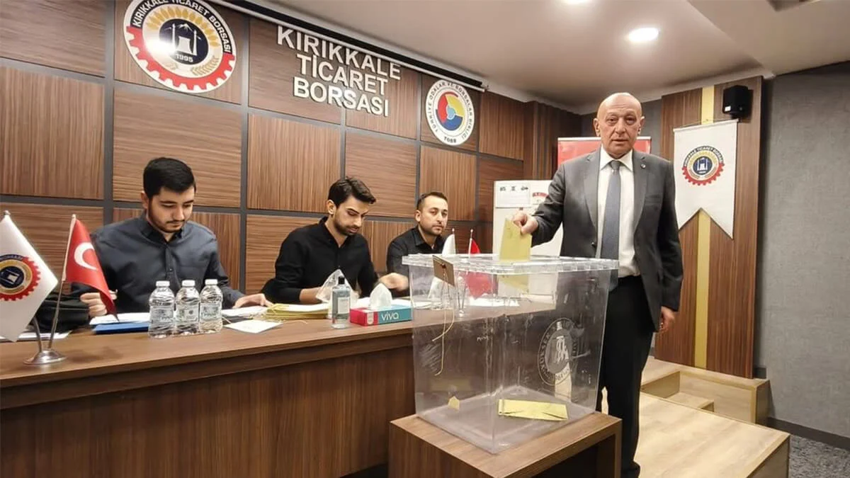Kırıkkale Ticaret Borsası’nda Harun Sümer Güven Tazeledi