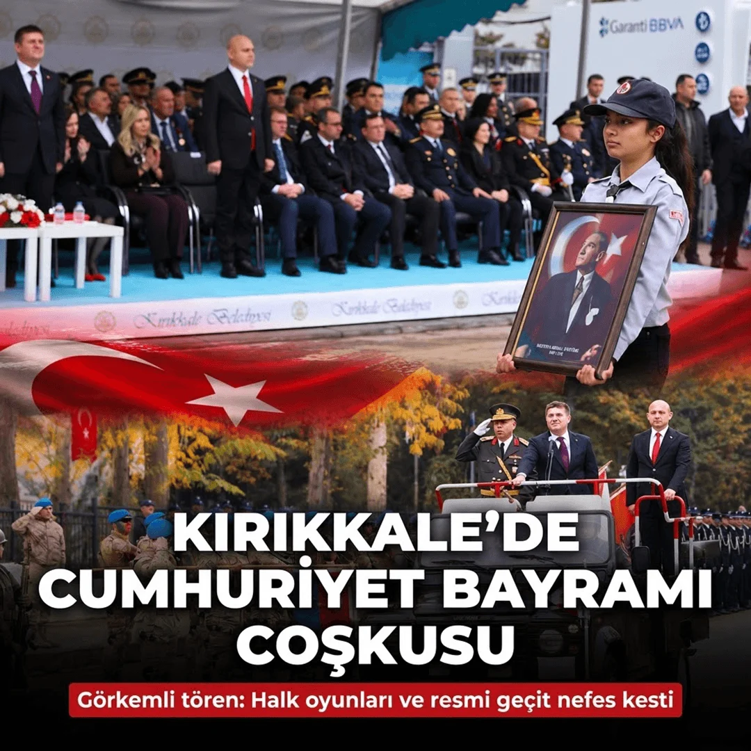 Kırıkkale’de 29 Ekim Cumhuriyet Bayramı Coşkuyla Kutlandı