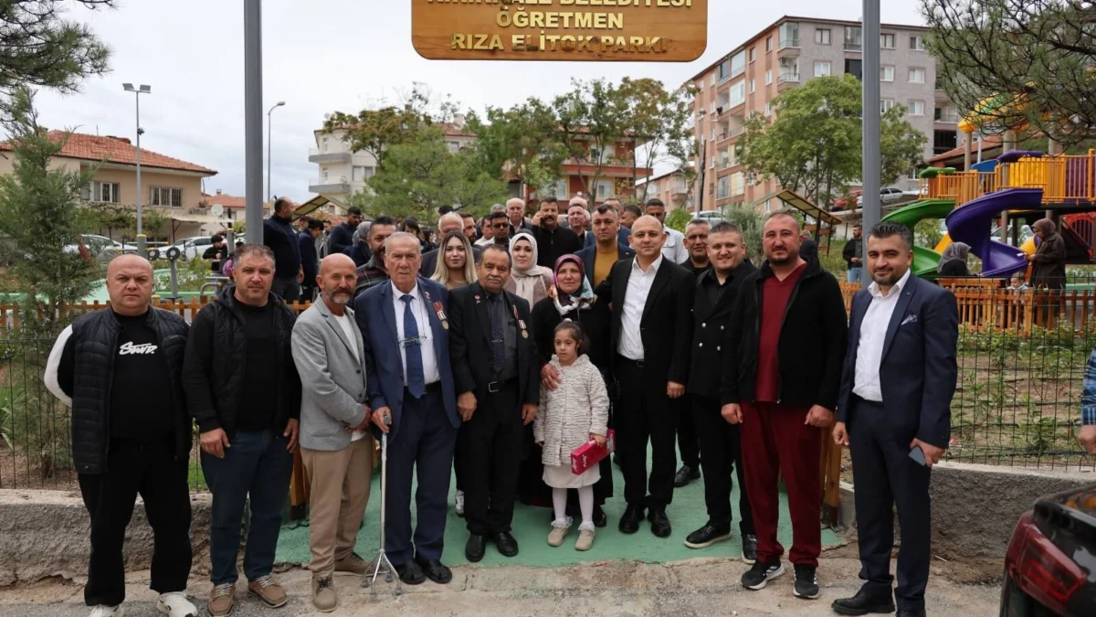 Kırıkkale’de Öğretmen Rıza Elitok Parkı Törenle Hizmete Açıldı