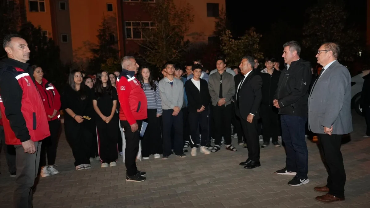 Kırıkkale’deki Pansiyonlu Okullarda Gerçeğini Aratmayan Tahliye Tatbikatı