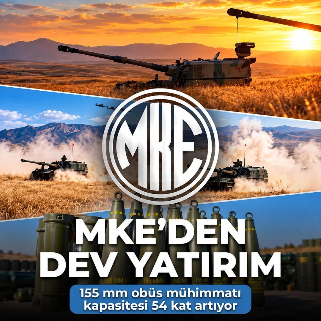 MKE’den Kırıkkale’yi de Yakından İlgilendiren Dev Yatırım: 155 mm Obüs Mühimmatı Kapasitesi 54 Kat Artıyor
