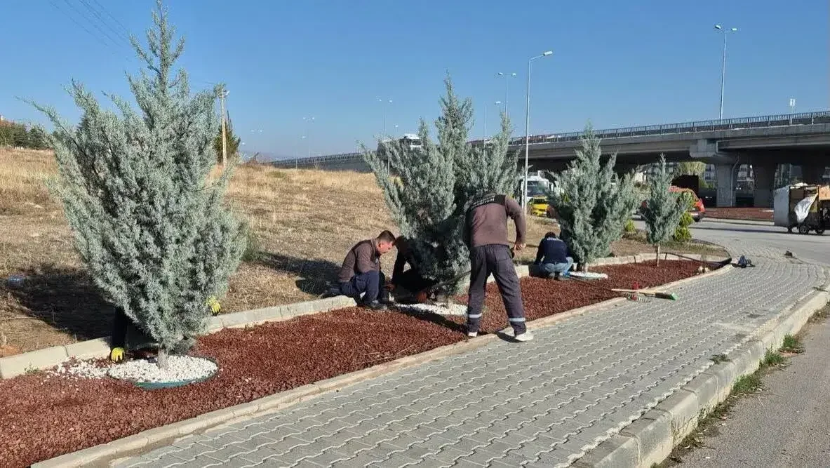 Yahşihan’da Yeşil Alanlar ve Caddeler Yenileniyor